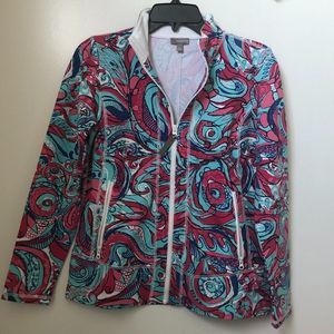 Talbots Multi-Color Athletic Jacket (S)